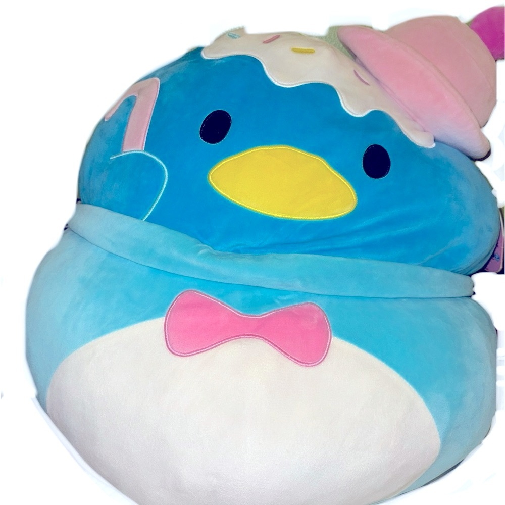 Large Tuxedo Sam with Tags Squismallow